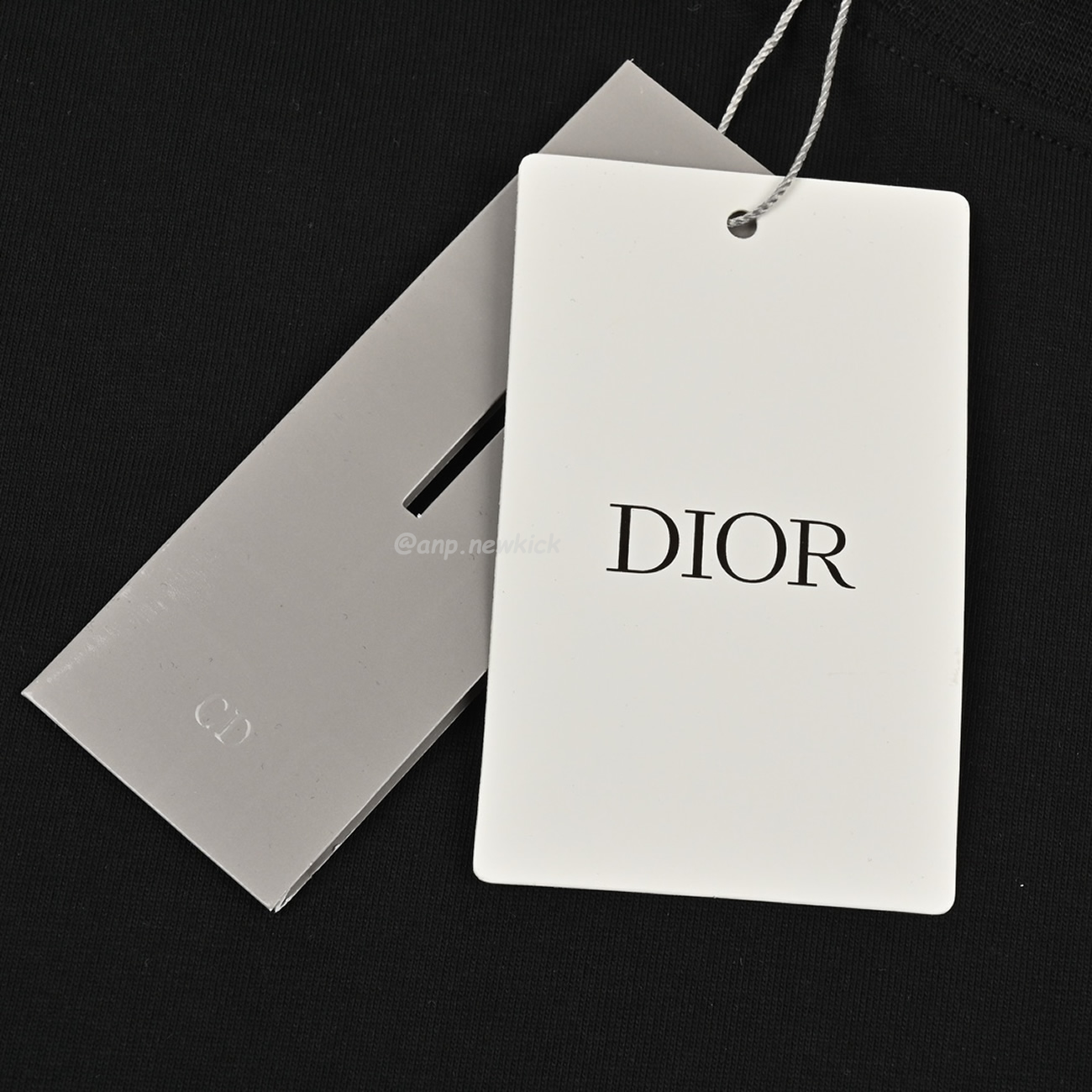Dior Cd 3d Butterfly Letter Embroidered Pocket Short Sleeve T Shirt (6) - www.newkick.vip